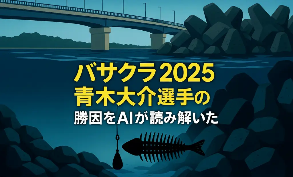 バサクラ2025で青木大介選手の勝因をAIが分析するアイキャッチ画像