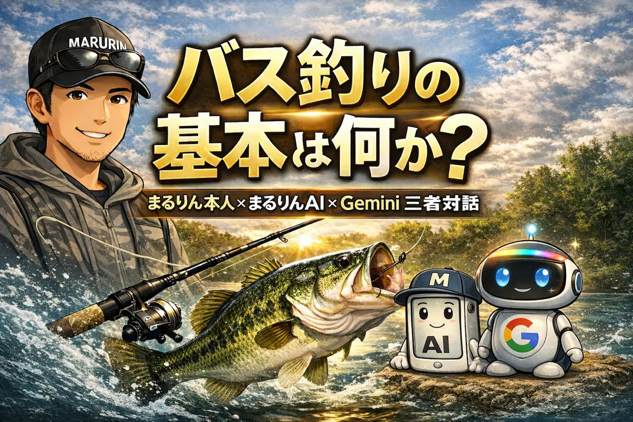 バス釣りの基本を考え直すイメージビジュアル