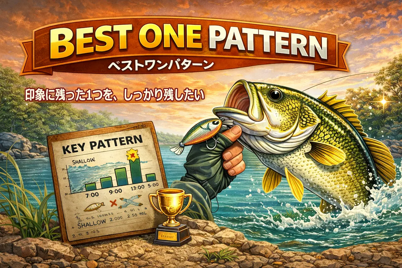 Best One Pattern（ベストワンパターン）｜印象に残った1匹・1パターンを深掘りするバス釣り記録