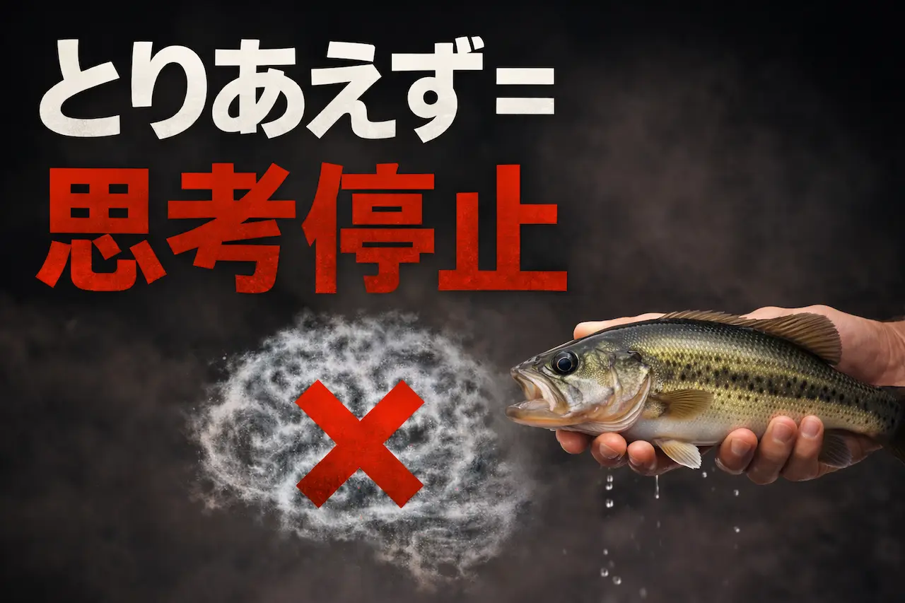 とりあえずが思考を止めるイメージ