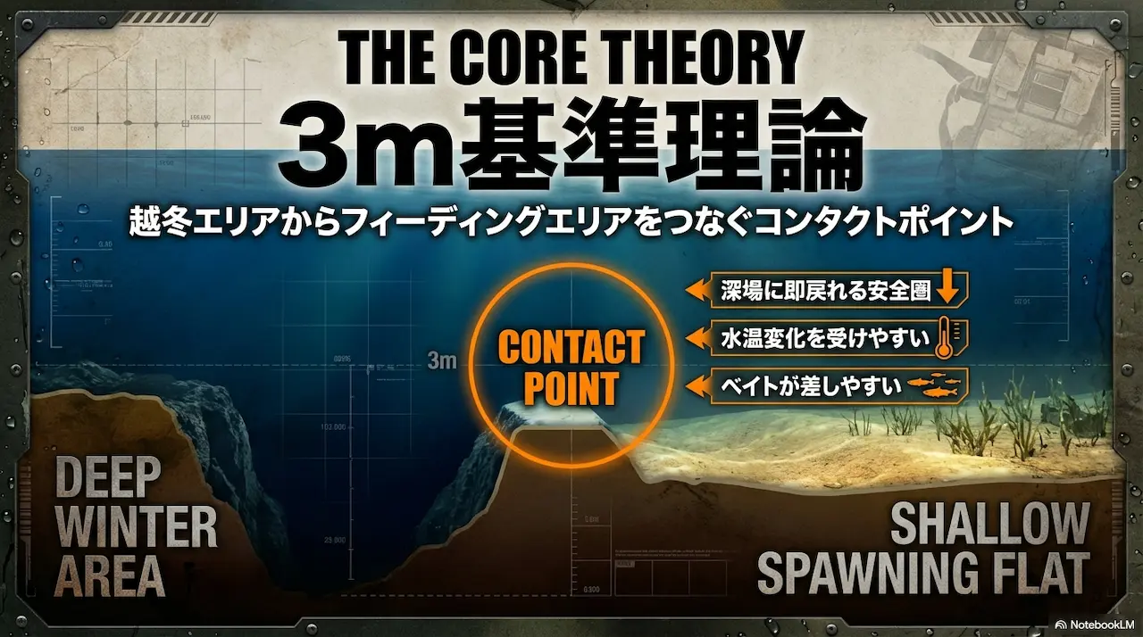 3m基準理論｜越冬とフィーディングをつなぐコンタクトポイント