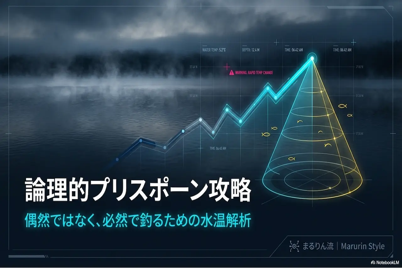 早春バスは最低水温からの上昇で動く プリスポーン攻略の水温理論