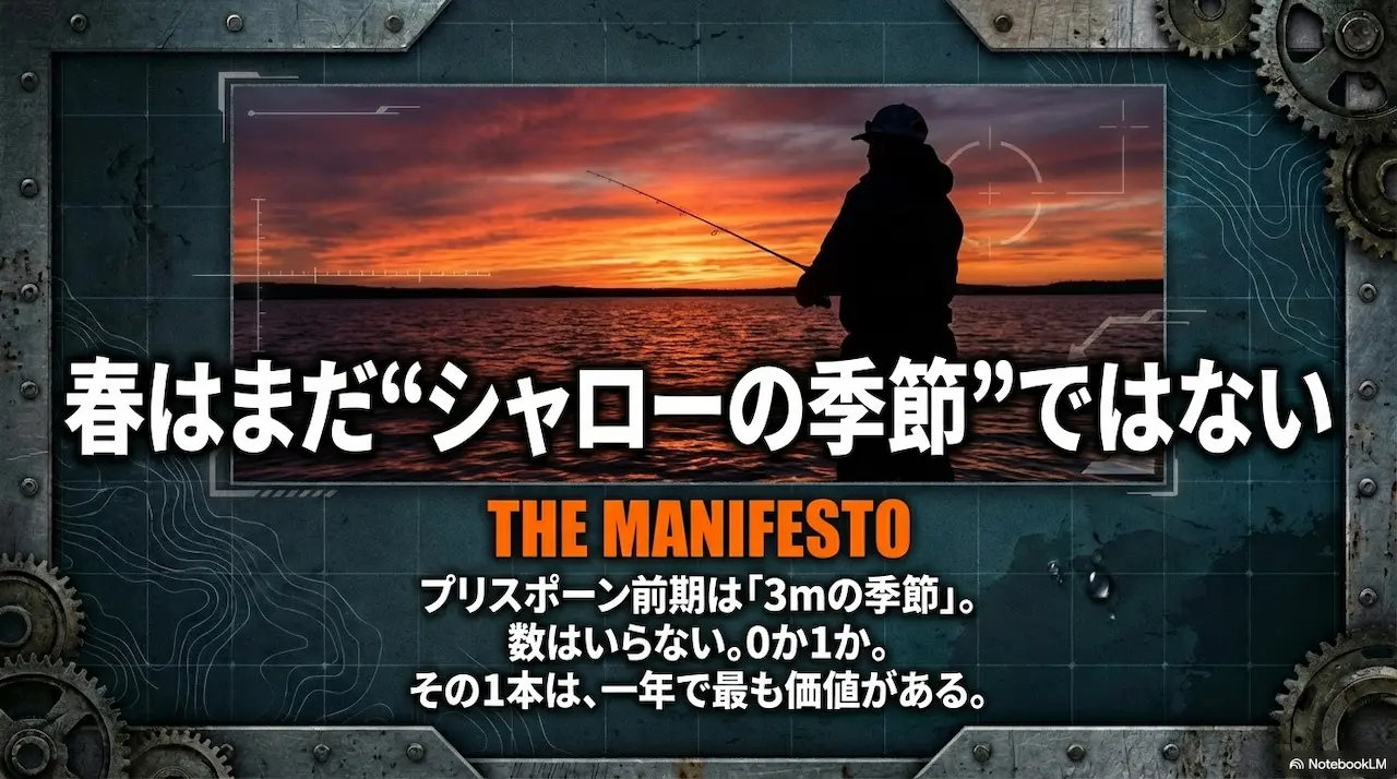 春はまだシャローではない｜プリスポーン前期は3mの季節